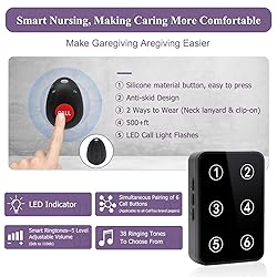 CallToU Wireless Caregiver Pager Call Button Light