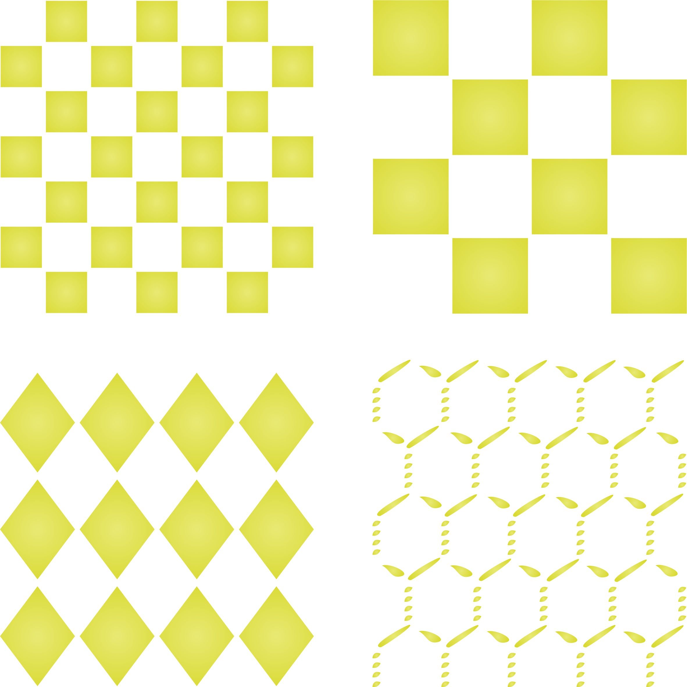 Stencil Shapes - 16.5 x 16.5cm (M) - Reusable Geometric Pattern Square Diamond Chicken Wire Wall Stencil Template