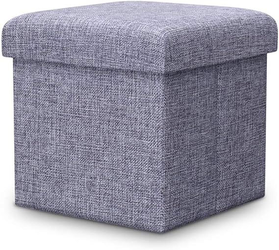 XIAOWEI Taburetes para pies Caja de Almacenamiento para el Pecho Cubo