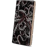 Immaturus Womens Wallet, Octopus Slim Thin RFID Blocking Credit Card Wallets, Long Bifold PU Leather Card Holder Organizer, Cute Cash Clutch Billfold with Zipper Coin Pocket Ladies Girls Gift