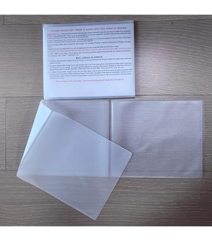 4x Klare Mahjong-Kartenhalter Aus PVC – Schutzhüllen Für Punktekarten, Faltbar & Praktisch