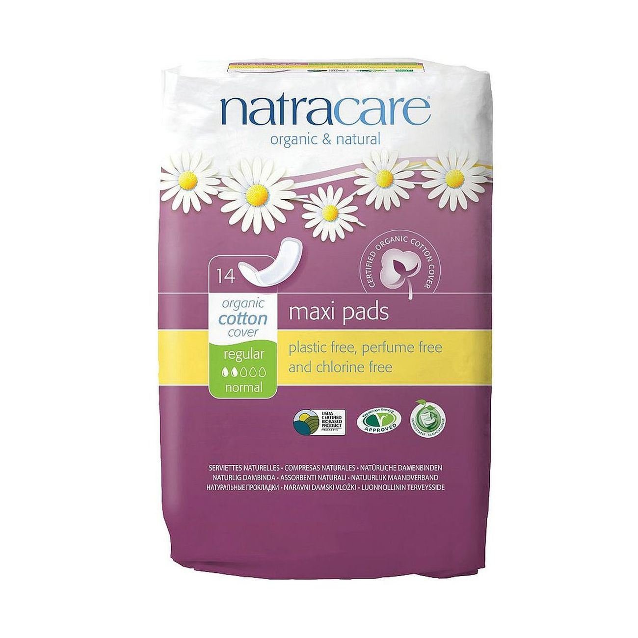 Natracare Natural Feminine Maxi Pads Regular 14 Pad S Buy Online In Burkina Faso At Burkinafaso Desertcart Com Productid 10585443