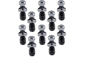 findmall CAT40 75 Degree 0.747 Inch 10PCS Pull Stud Coolant Thru Retention Knob