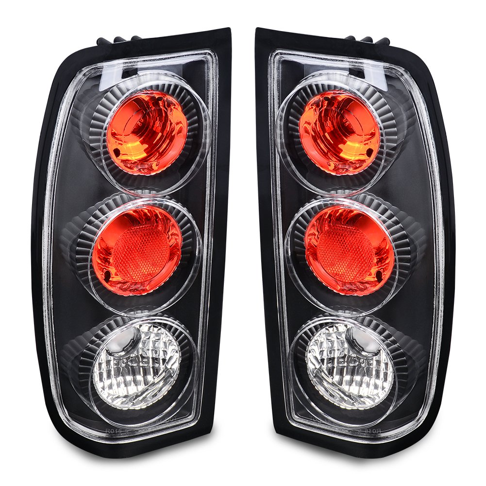 Amazon.com: Tail Lights Tail Lamps For Nissan Frontier 1998 1999 2000 2001  2002 2003 2004 (Black Clear OE Replacement Rear Assembly) ATTL0212:  Automotive