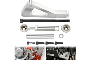 ISINLASSO Adjustable Alternator Bracket Kit Compatible with Chevy SBC 305 327 350 383 5.0L 5.7L V8 1962-2002 with Long Water Pump V-Belt System–Aluminum Alternator Mounting Bracket for Small Block Chevy