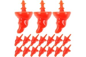 JOINPAYA 100pcs Christmas Snowman Nose DIY Accessories for Festive Decorations Plastic Nose for Snowman Crafts Creative Handm