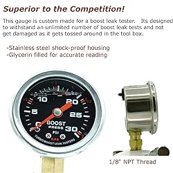 Turbo Boost Leak Testers 4" Universal - 30PSI