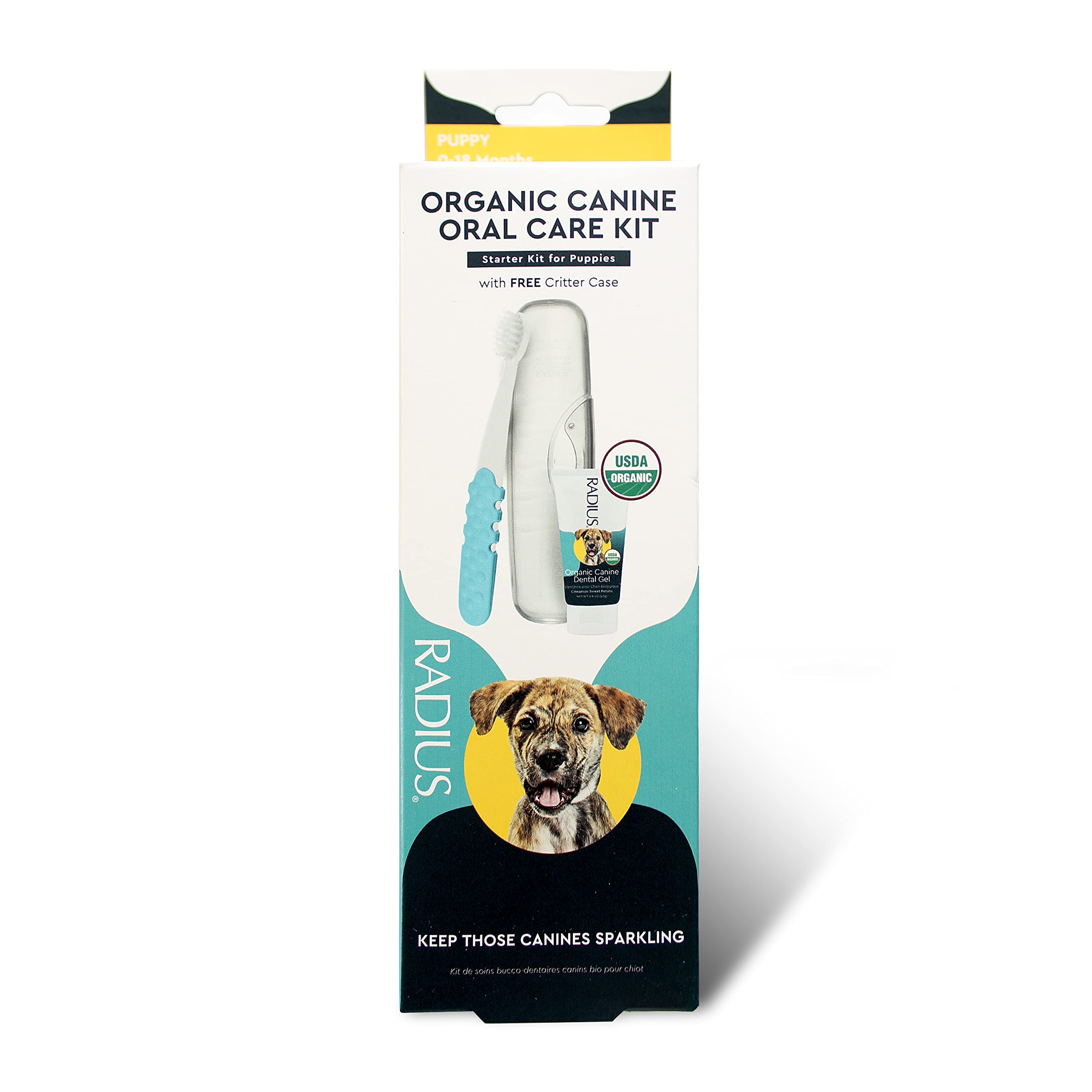 Radius Canine Organic Dental Solutions Kit Puppy, 396 g