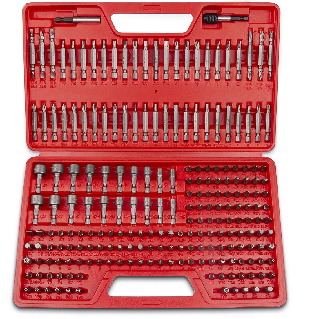FOURROBBER Bit Set, 214-Piece Bit Set, Screwdriver Bit Set S2 Practical