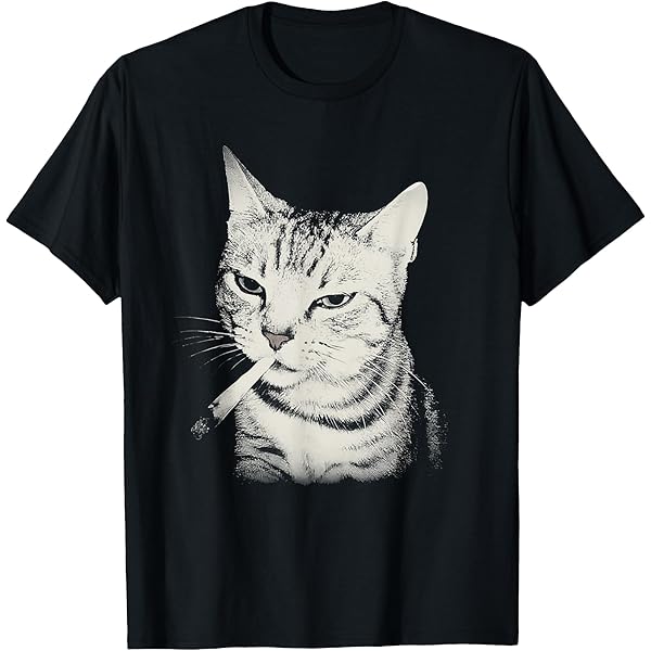 cigarette cat meme Amazon.com: Funny Smoking Cat, Cigarette Kitty Gen Z Meme, Cat Lover  T-Shirt : Clothing, Shoes & Jewelry