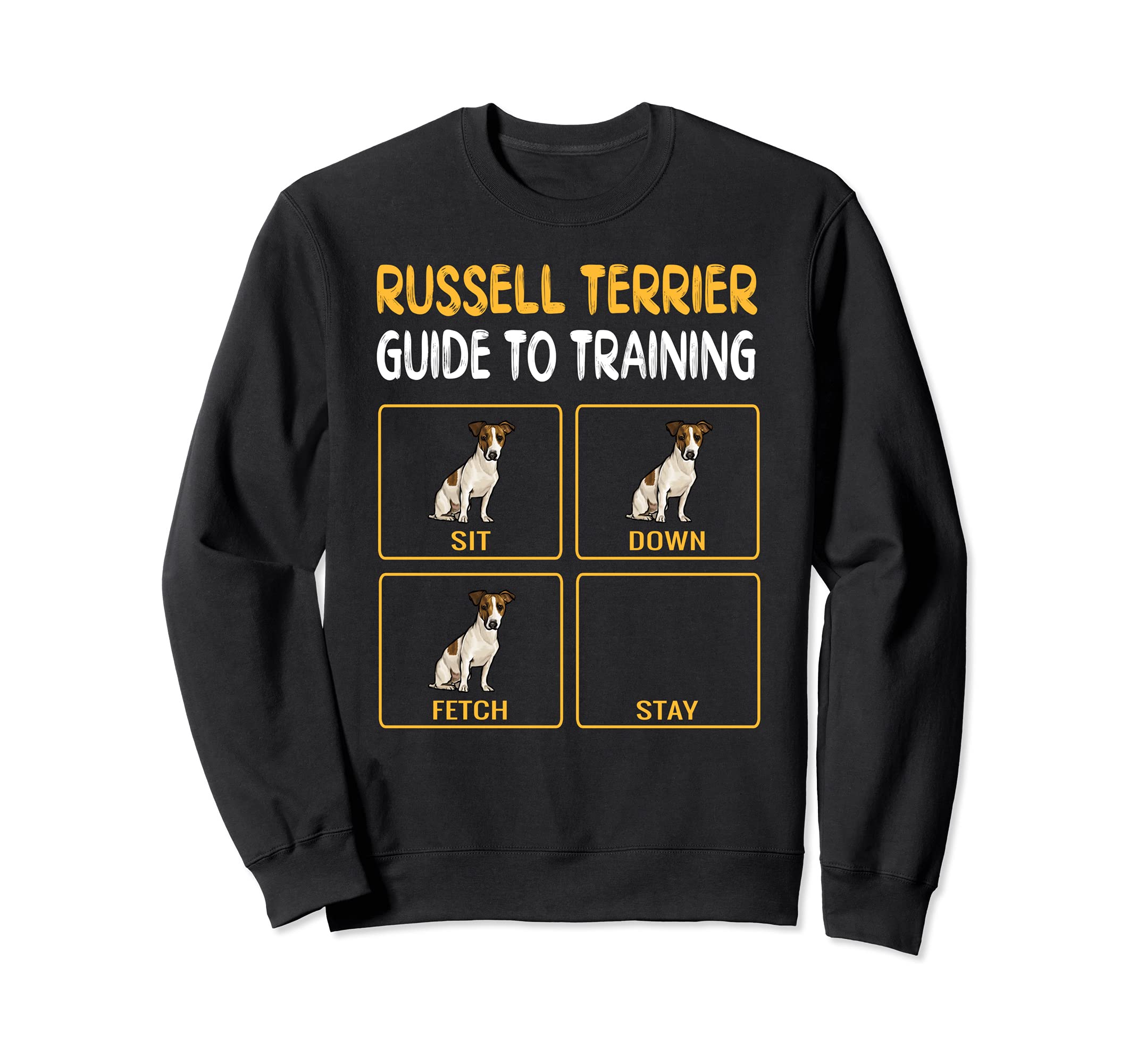 Funny Russell Terrier Guide To Training Dog Obedience Sweatshirt