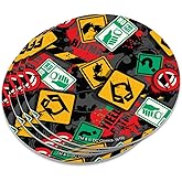 Batman Batman Street Sign Pattern Novelty Coaster Set