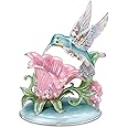 The Bradford Exchange Lena Liu Porcelain Hummingbird Accent Lamp: Radiant Gardens