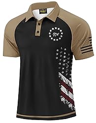 Men's Fourth of July Polo T-Shirt Patriotism Golf