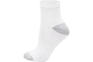 Hanes Women's Quarter Ankle Socks, Pack of 10