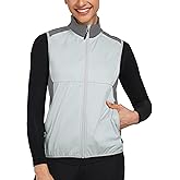 Little Donkey Andy Windproof Sleeveless Vest Jacket for Women, Water-Repellent Stretch Sports Vest for Cycling, Running