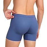 Gleefeat Men's Padded Underwear Boxer Briefs Tummy Control Body Shaper Shapewear Enhance Butt Lifter