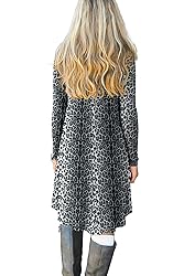 DEARCASE T-Shirt Dress for Women Long Sleeve