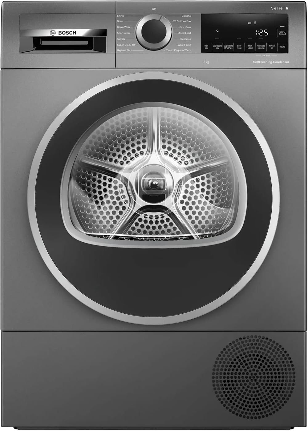 Bosch Serie 6 Heat Pump Tumble Dryer 9kg AutoDry SelfCleaning Condenser