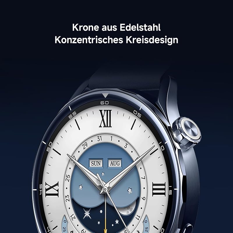 Watch S5 46mm, Smartwatch, 21 Tage Akku, GPS, Schwarz