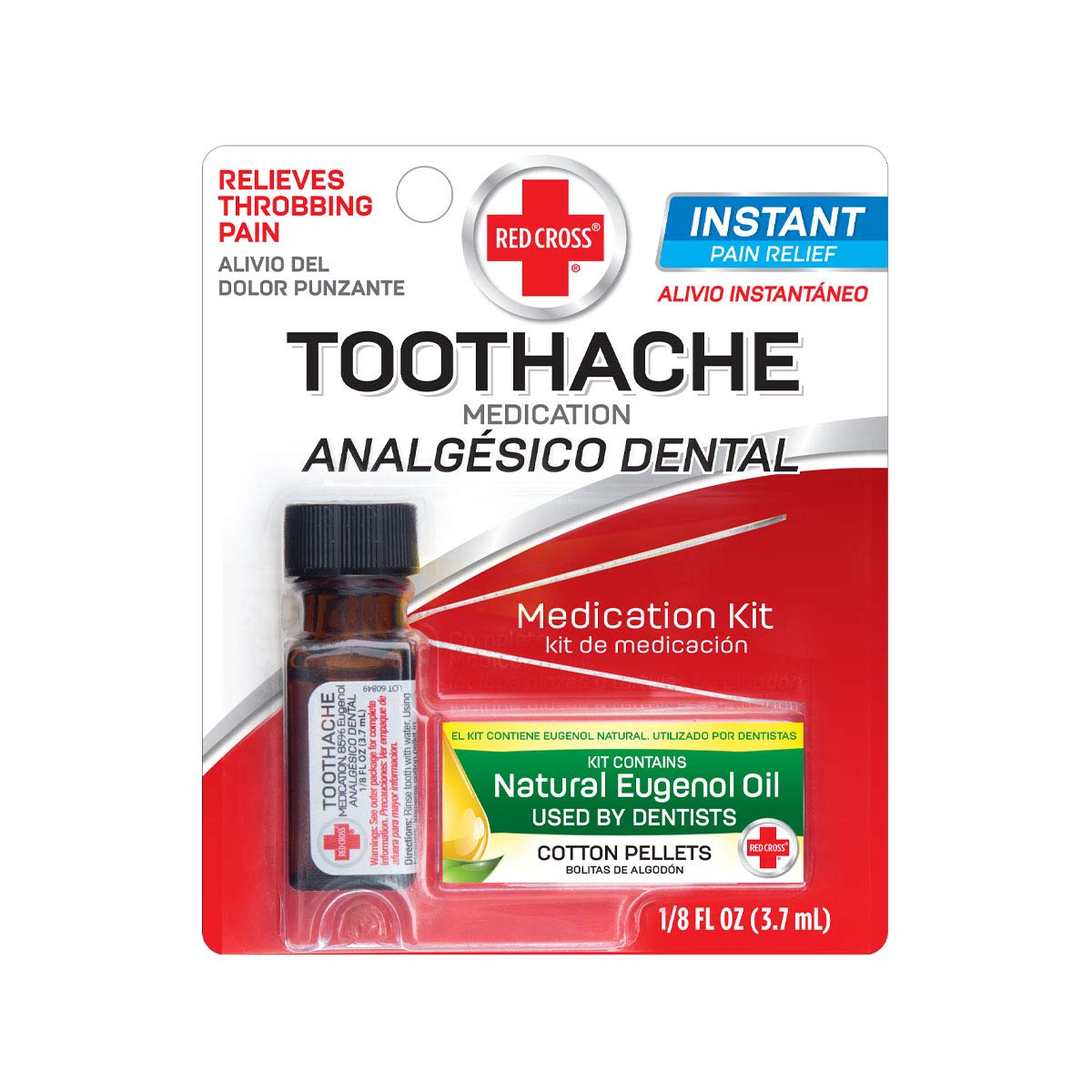 Red Cross Toothache Medication, 0.12 Fl Oz (Pack Of 6) on Galleon