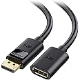 Cable Matters DisplayPort to DisplayPort Extension Cable - 6ft, Supports 8K 60Hz, 4K 240Hz DP Extension Cable 1.4, DP Male to Female