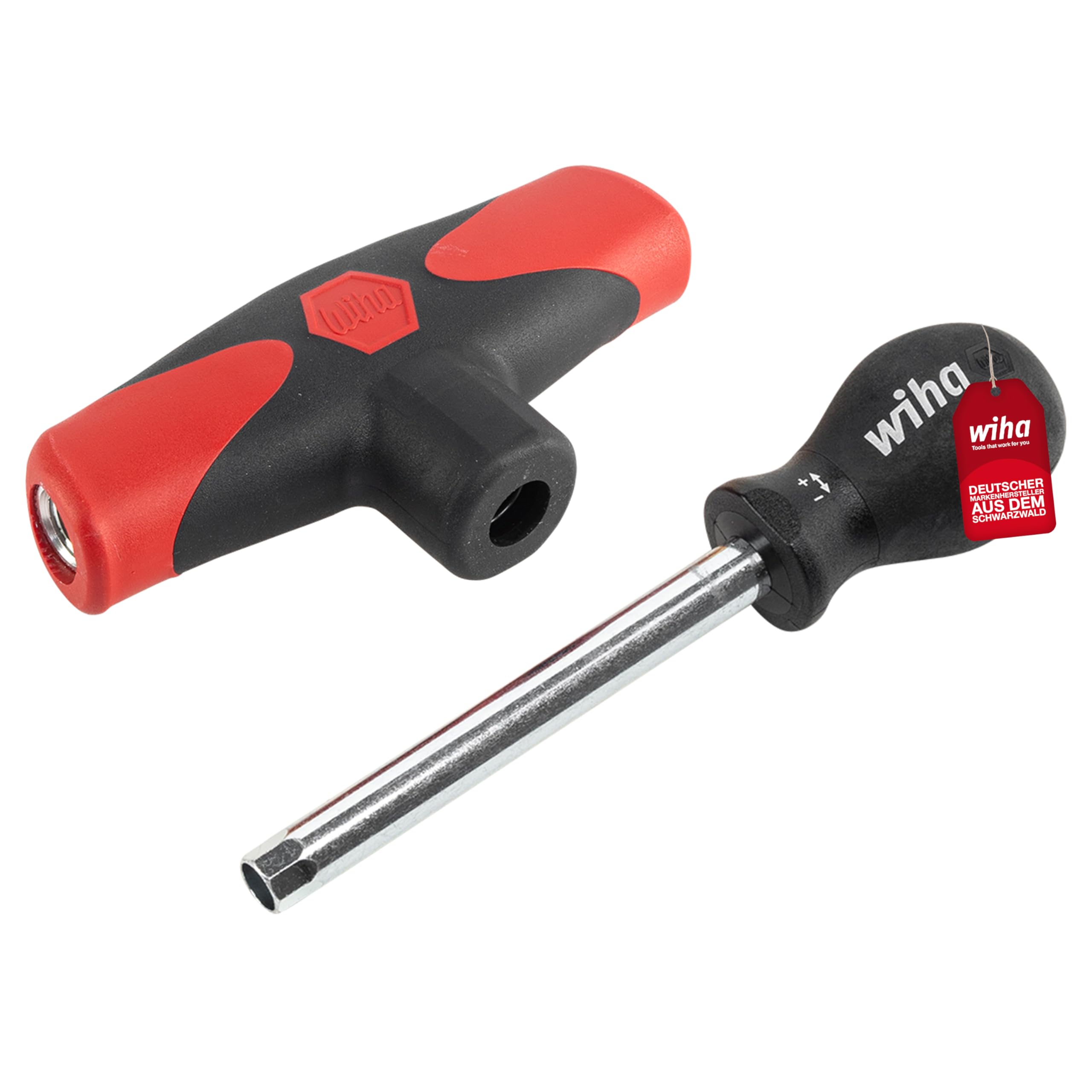 Wiha einstellbarer Drehmoment-Schraubendreher mit Quergriff TorqueVario®-S Tplus 5-14 Nm, hörbares Klicksignal beim erreichen des Drehmomentwerts(29233)