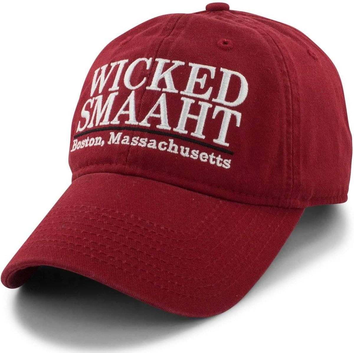 Chowdaheadz Wicked Smaaht Pastime Adjustable Hat Brick Red at Amazon