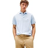 Tommy Hilfiger Mens Short Sleeve Polo Shirts in Classic Fit with Stretch and Organic Pique Cotton