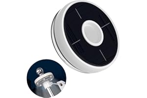 ZMTECH 1PC Solar Light for Flag Pole, Waterproof Outdoor Lighting for 5-10FT Flagpoles, Auto On/Off with Solar Charging, Fits 1in Diameter Poles (White)