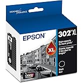 Epson 302 Claria Premium Ink High Capacity (T302XL020-S) Works with Expression XP-6000 XP-6100