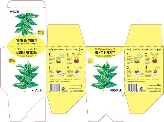 Huerto Urbano - Kit Happy Garden Menta Piperita - Batlle: Amazon ...