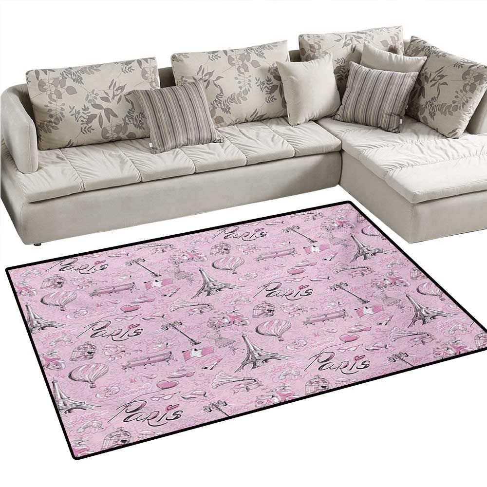 Amazon Com Paris Bath Mats For Floors Paris Themed Sketch