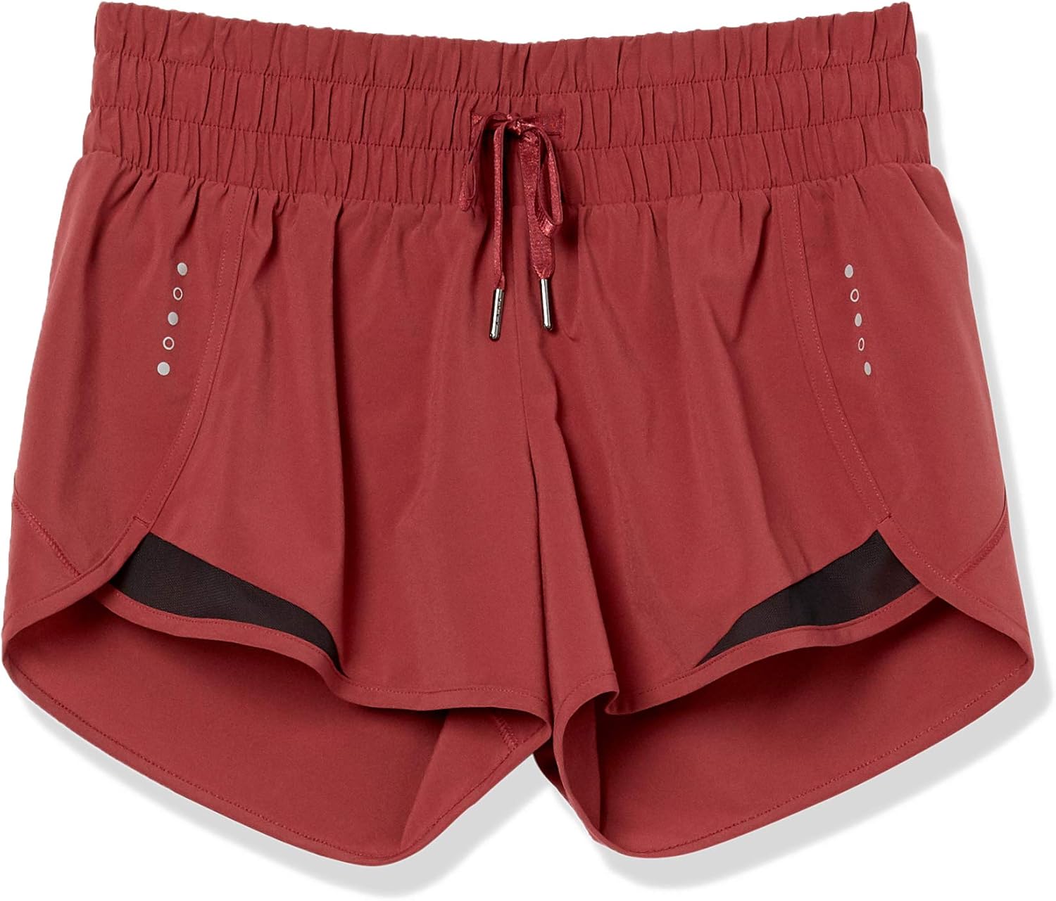  Brand - Core 10 Women's (XS-3X) Rouched Waistband Run Short Brief Liner-3": Clothing