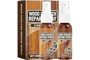 Wood Scratch Repair Spray - Wood Furniture Repair Kit, 2 Pieces Long-Lasting Hardwood Floor Scratch Repaiir | For Dining Room