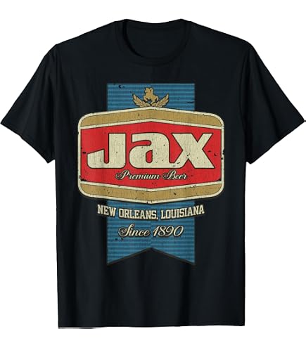 Amazon.com: Vintage Jax Beer New Orleans 1890 T-Shirt