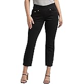 JAG Jeans Women's Amelia Pull-On Slim Ankle Pant, Black Twill, 0