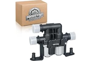 ProRefine Heater Control Valve Compatible with BMW X5 E53 E70 F15 2004-2018 X6 E71 F16 2008-2014 64116910544