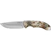 CAMILLUS MASK 9" Drop Point Blade Durable Rust&amp;Corrosion-Resistant 420 Stainless Steel Hunting Hiking Fishing Camping Fixed Blade Knife with Protective Sheath