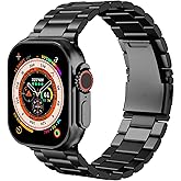 SEURE Titanium Band Compatible with Apple Watch Ultra 3/2/1 Band 49mm 46mm 45mm 44mm 42mm,Lightweight Titanium Metal Strap for iWatch Series 11 10 9 8 7 6 5 4 SE Men