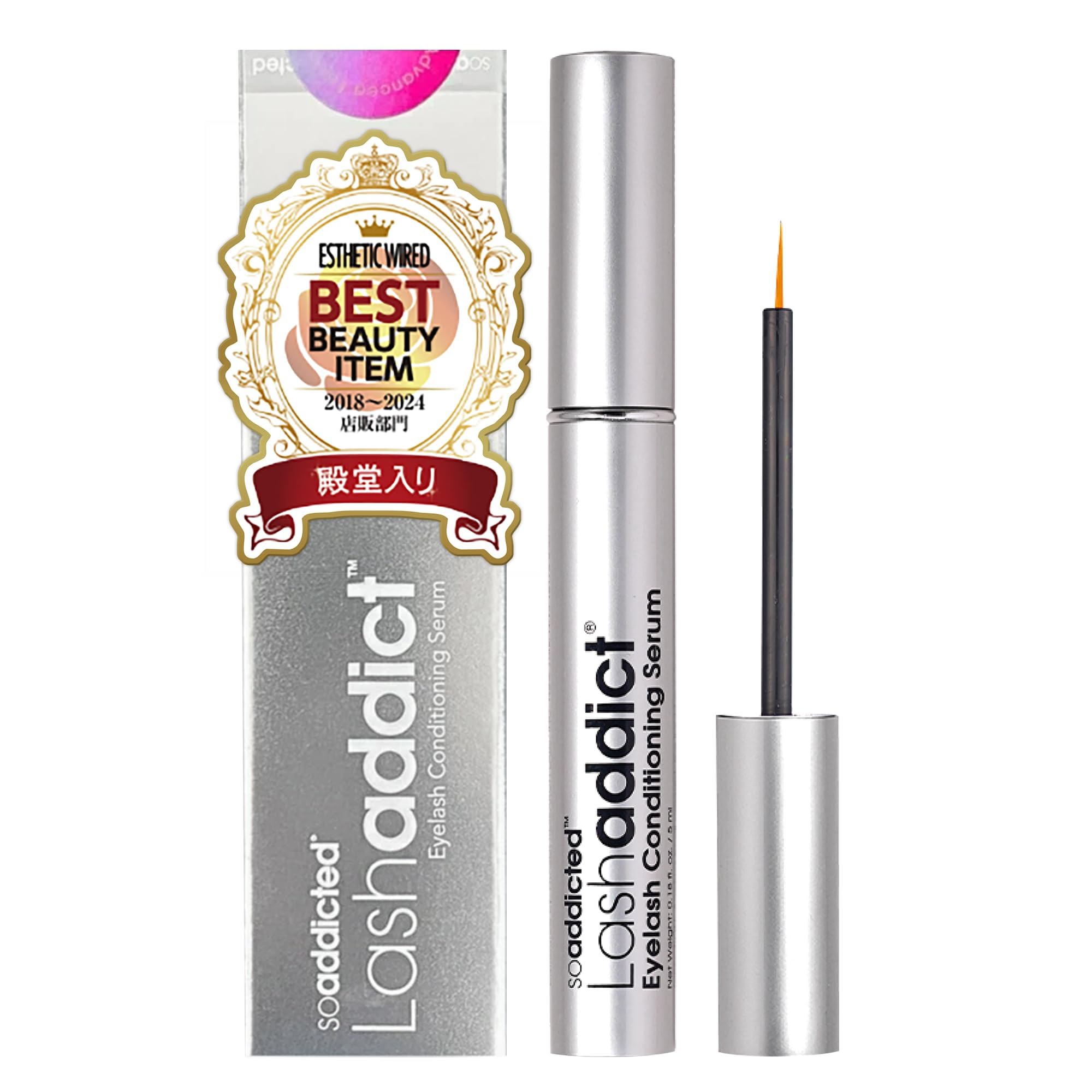 Lashaddict ラッシュアディクト まつ毛美容液 アイラッシュ コンディショニング セラム アドバンス 5ml 正規品 自まつ毛ケア ハリ・コシ・ボリュームのあるまつ毛へ