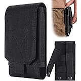 Urvoix Black Army Camo Molle Bag for Mobile Phone Belt Pouch Holster Cover Case Size L