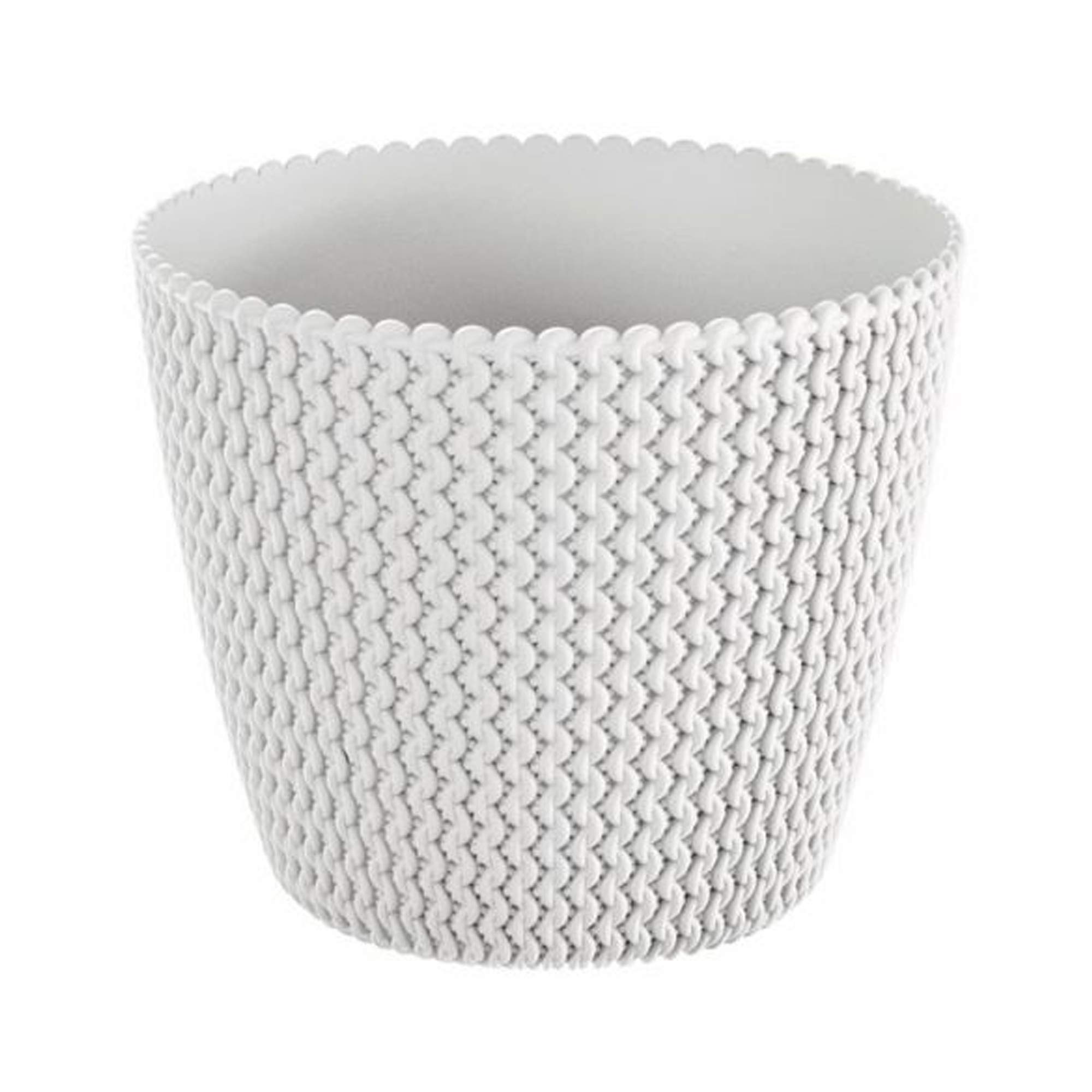 Zanvic Prosperplast Splofy Planter, White, 21.8 cm