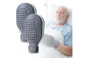 3D Protective Hand Mittens with Ventilated Shell, Anti Scratch Hand Covers with Adjustable Strap, Breathable Gloves