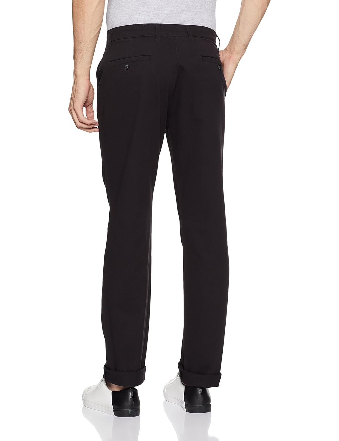 parx men's slim fit casual trousers