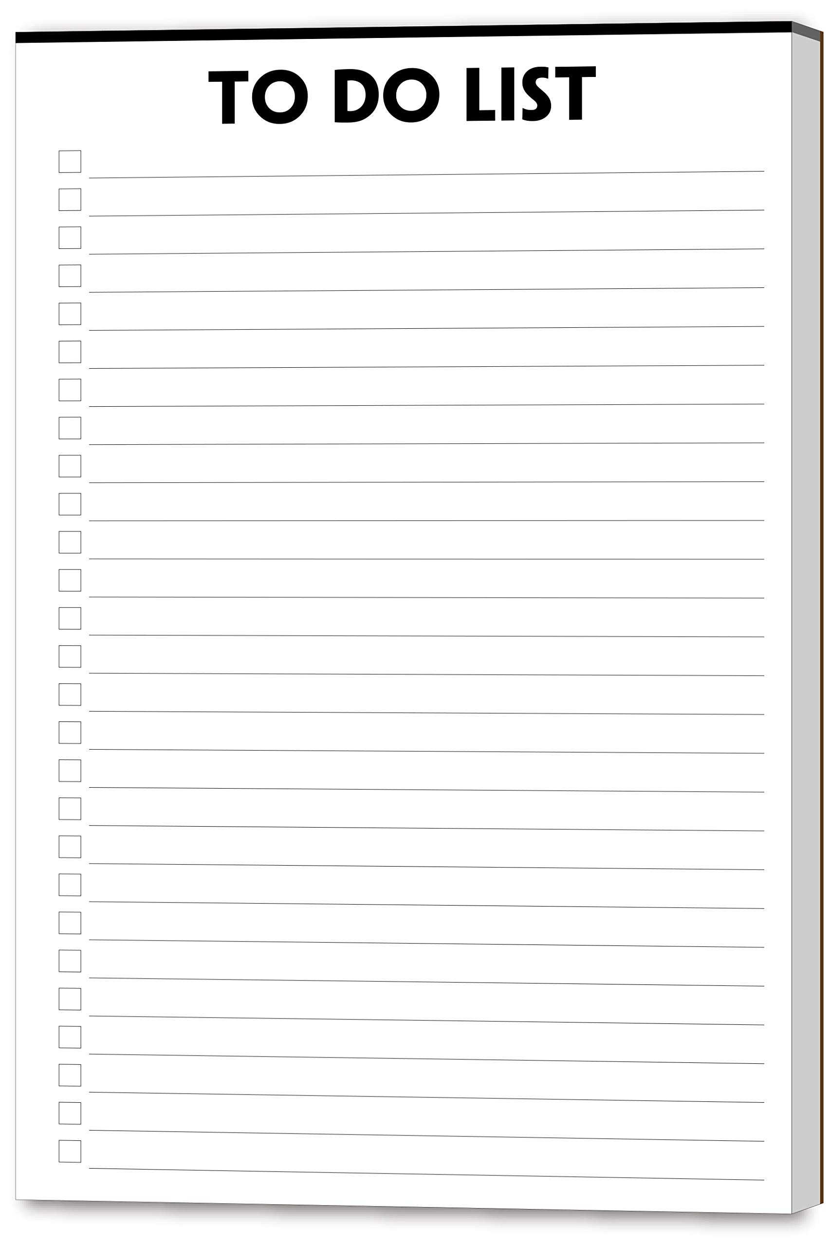 to Do List - 14x21.5cm, 50 Sheets, to Do List Notepad with Planner Checklist Organizing, Tear Off, Simple Script, College Ruled to Do List Notebook. Great for Office or Personal Use