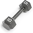 Marcy Cast Iron Hex Dumbbells Collection - Available size from 3-lb to 100-lb, SOLD INDIVIDUALLY