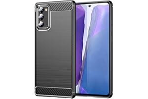 Aikcks for Samsung Galaxy Note 20 Phone case, Shockproof, Scratch Resistant Carbon Fiber Jacket, Soft TPU, for Galaxy Note 20 case (Black,)