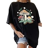 Remidoo Women's Casual Oversized T Shirt Short Sleeve Graphic Tee Letter Sun Moon Shirts, Powder Blue