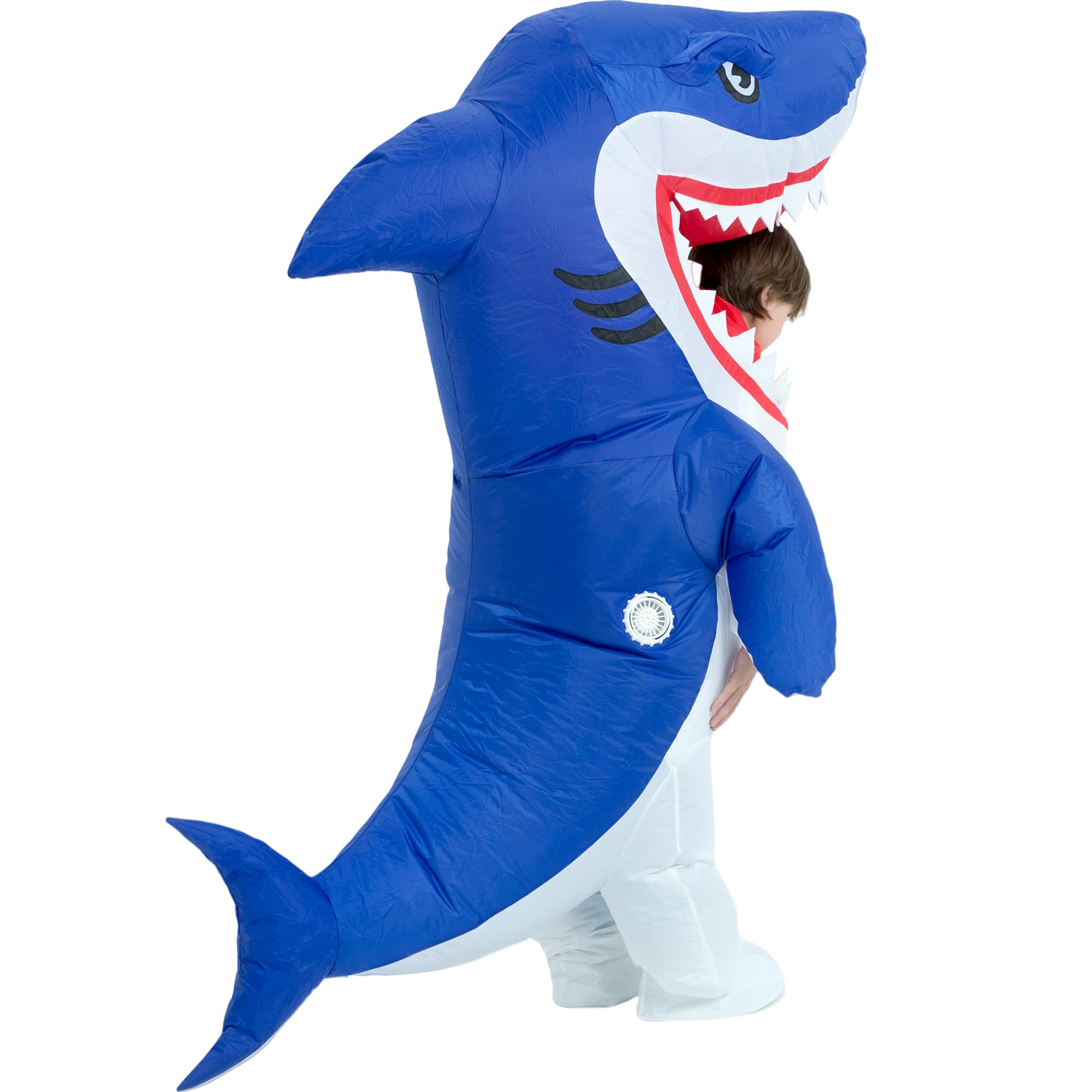 One Casa Blow Up Party Costume,Inflatable Costumes for Kids, Full Body Shark Costume,Halloween Costumes for Boys Girls